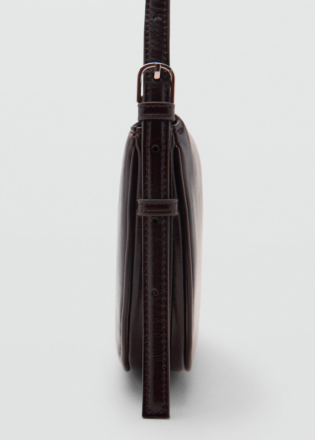 Mango crossbody bag fortuna in chocolate - Image 3
