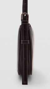 Mango crossbody bag fortuna in chocolate - Image 3