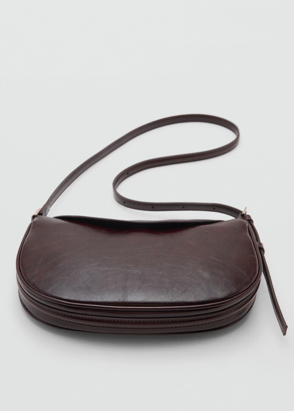 Mango crossbody bag fortuna in chocolate - Image 5
