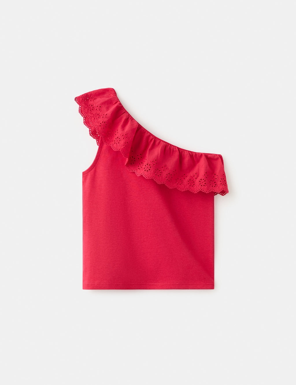 Mango t-shirt lace in red - Image 1
