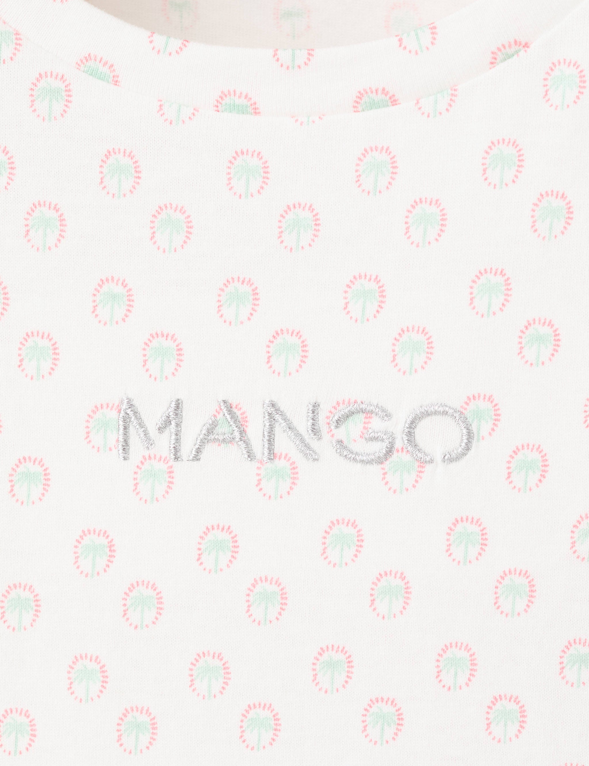 Mango t-shirt mngfi in off white