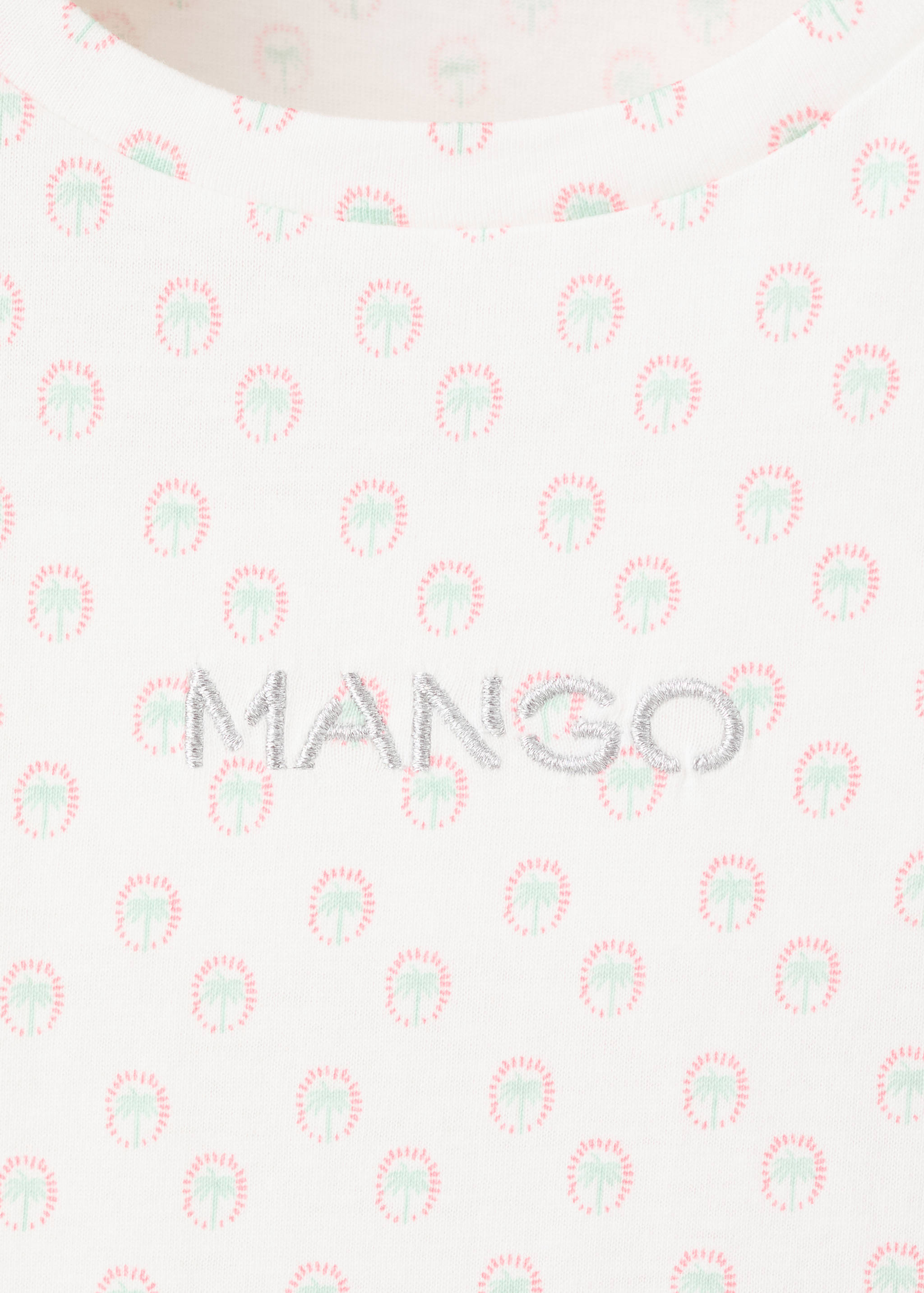 Mango t-shirt mngfi in off white