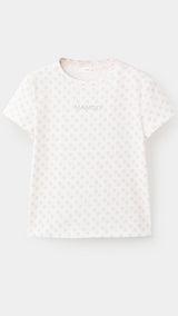 Mango t-shirt mngfi in off white