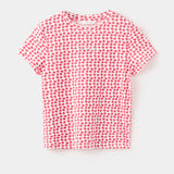 Mango t-shirt mngfi in red-021