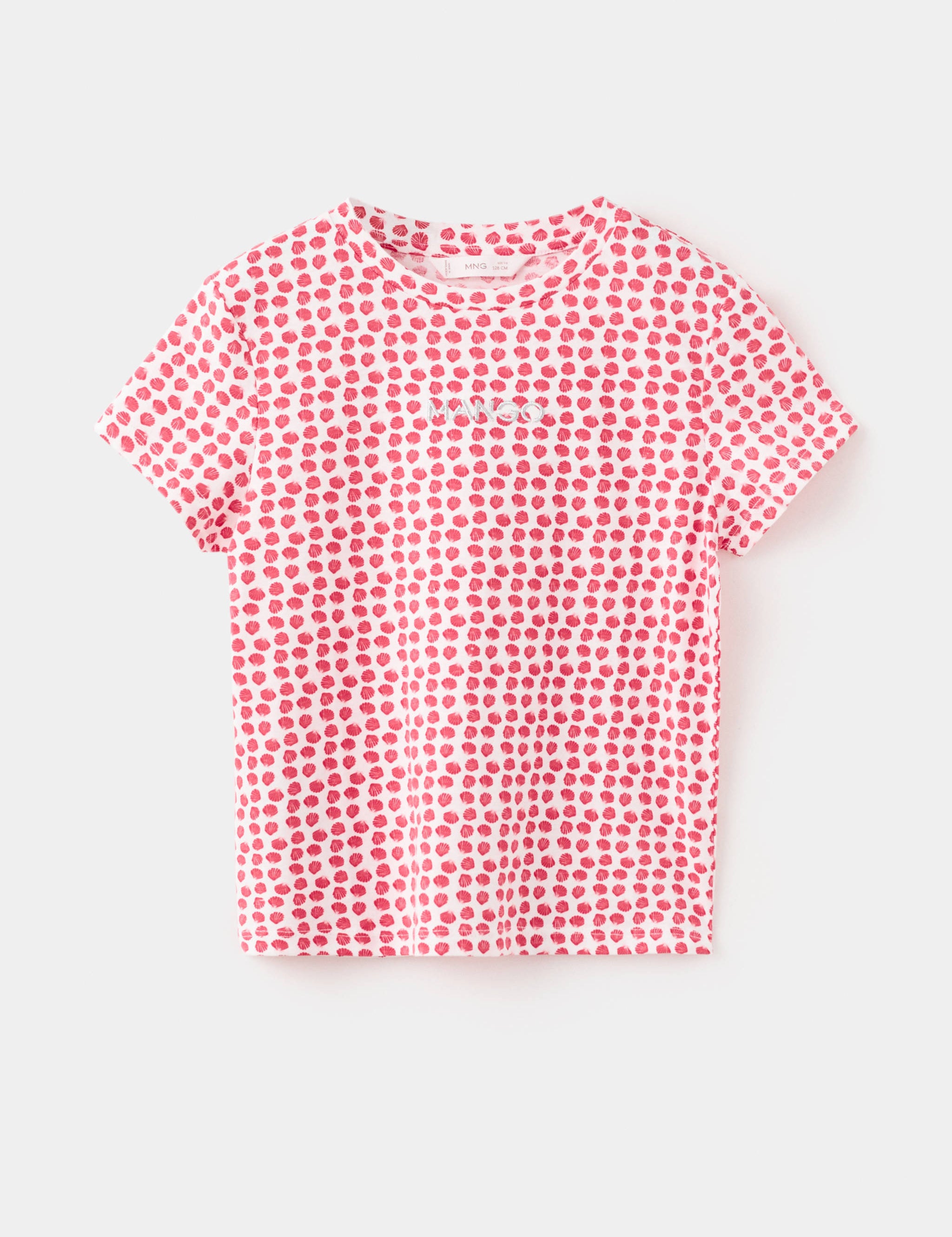 Mango t-shirt mngfi in red-021