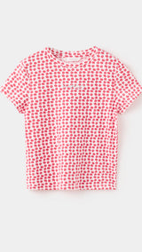 Mango t-shirt mngfi in red-021