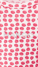 Mango t-shirt mngfi in red-023