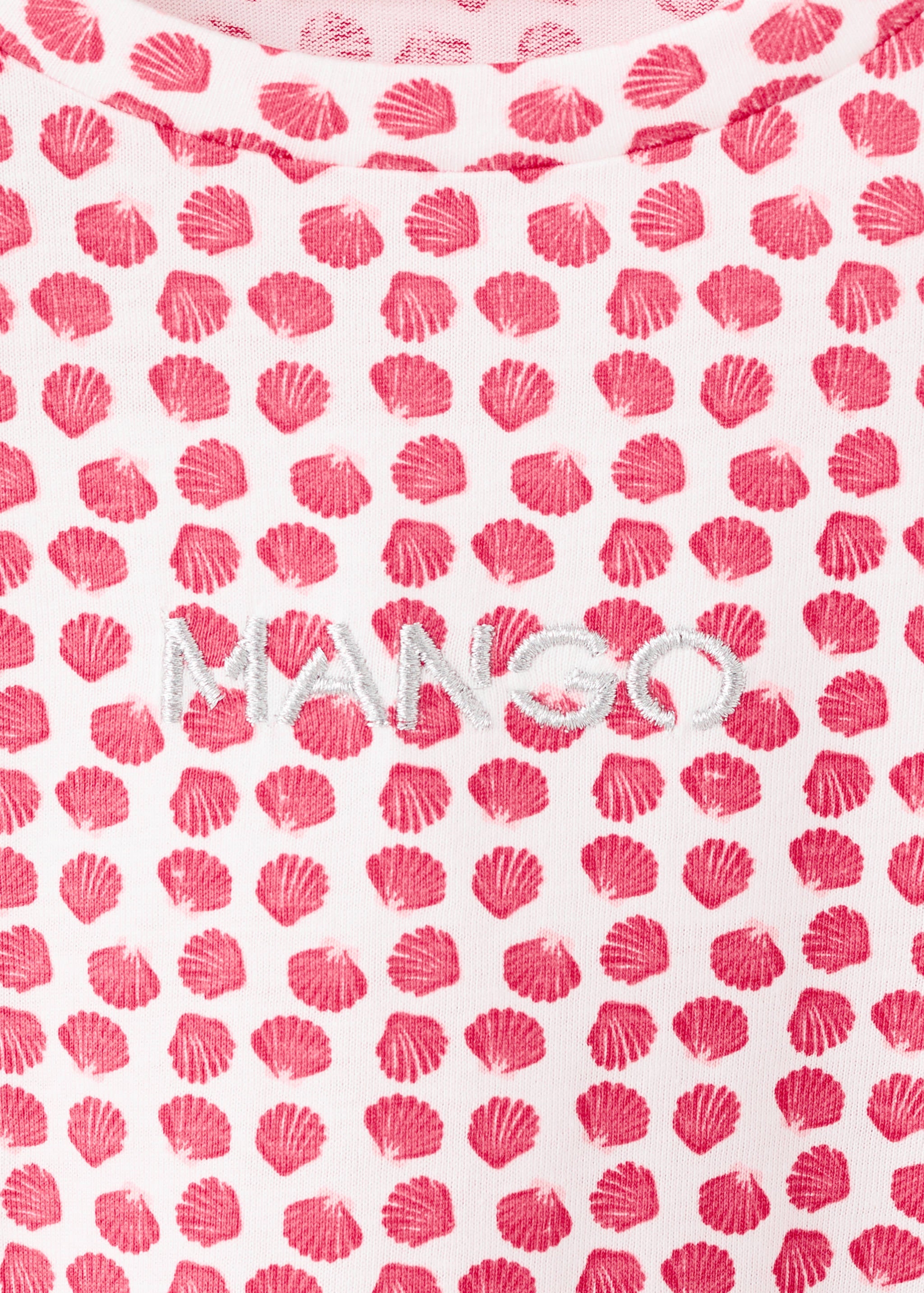 Mango t-shirt mngfi in red-023