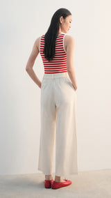 Mango trousers butter in pastel yellow - Image 6
