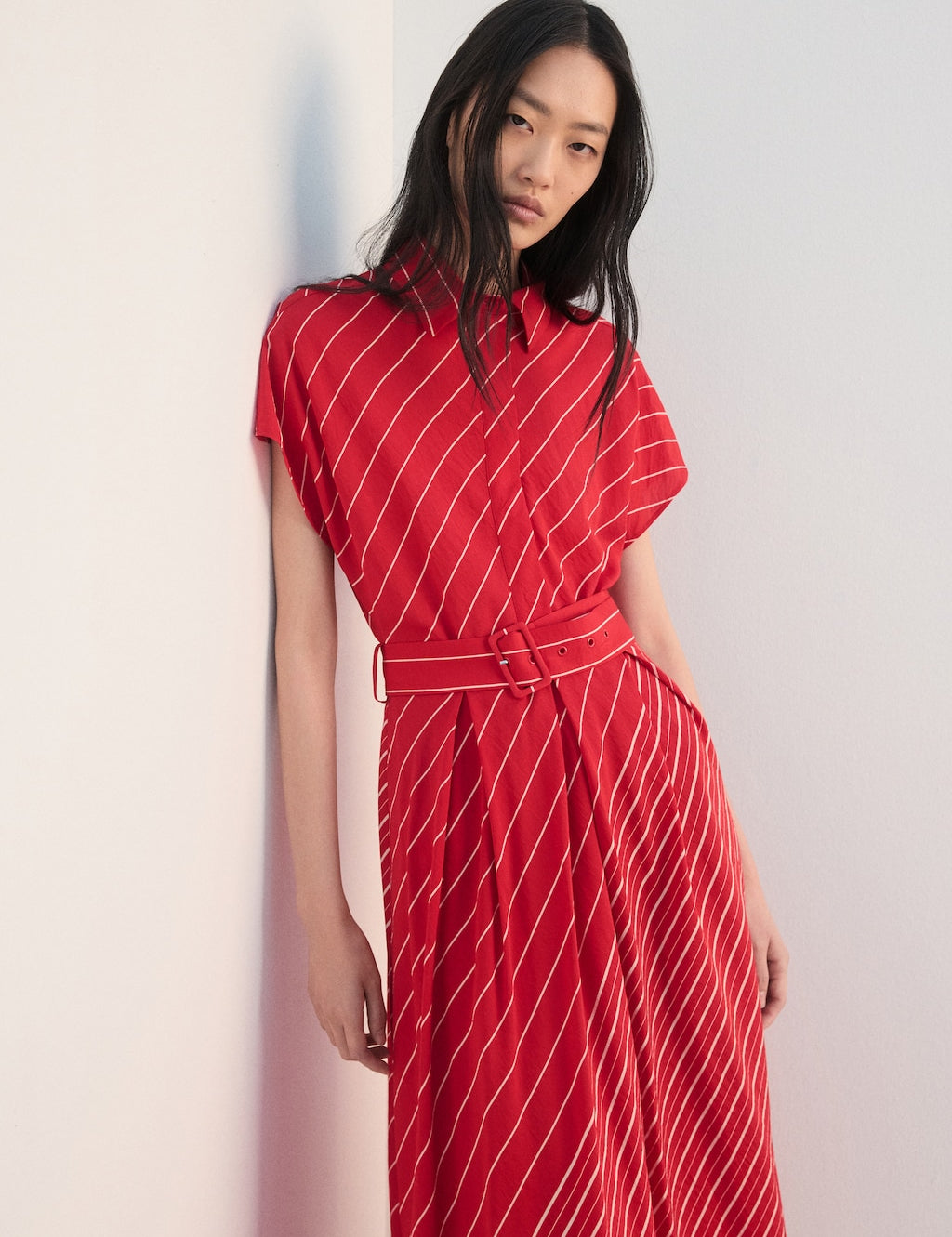 Mango dress paris in red - Image 1