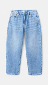 Mango jeans balloon in medium denim - Image 1