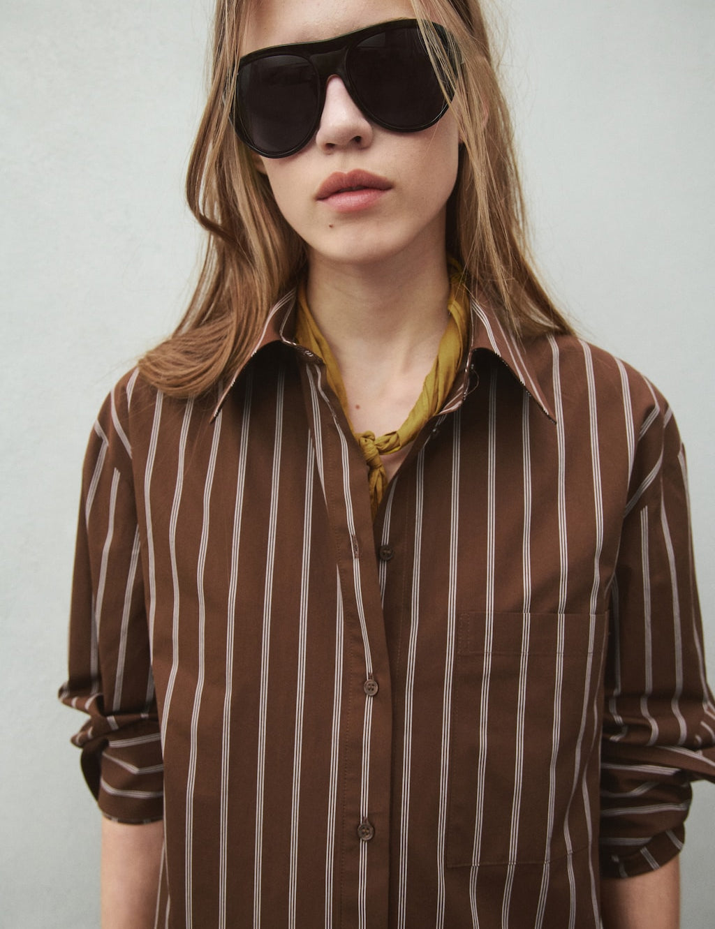 Mango shirt llama in brown - Image 1