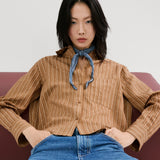 Mango shirt puna in brown - Image 1
