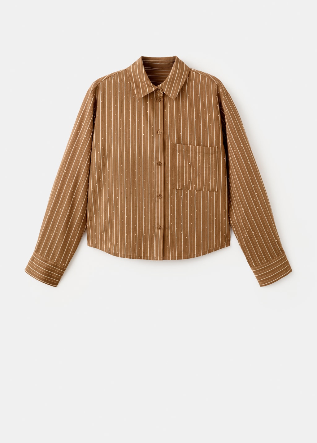 Mango shirt puna in brown - Image 2