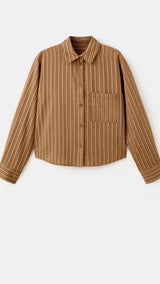Mango shirt puna in brown - Image 2