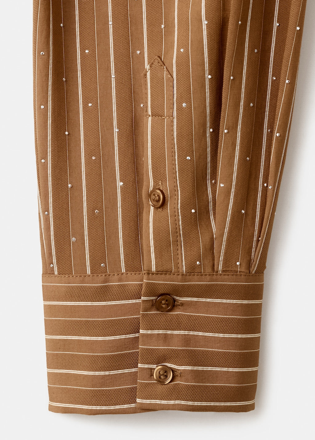 Mango shirt puna in brown - Image 3