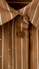 Mango shirt puna in brown - Image 5