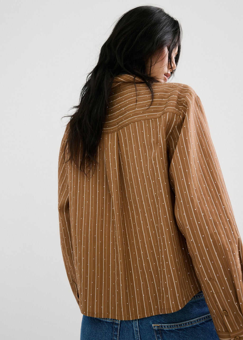 Mango shirt puna in brown - Image 6