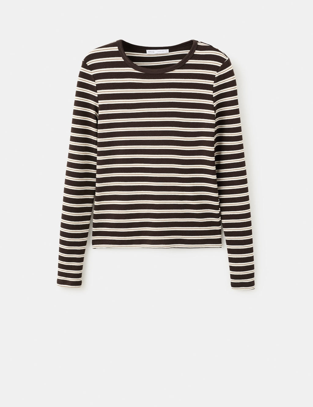 Mango t-shirt paul in brown - Image 2