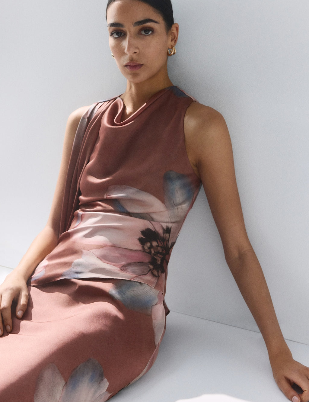 Mango blouse bloom in pastel pink - Image 1