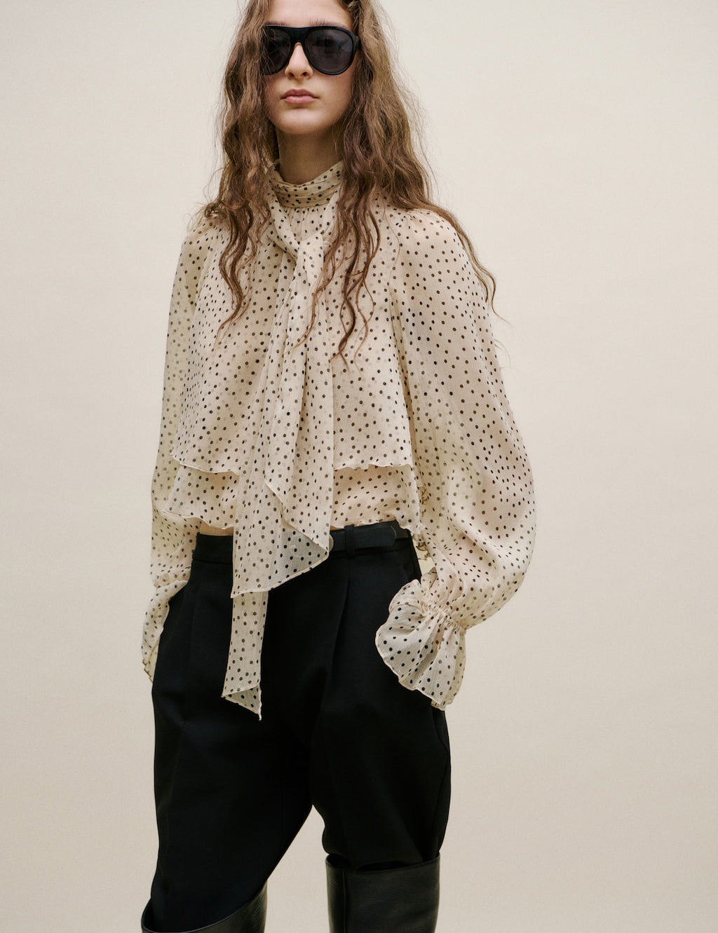 Mango blouse lurdes in raw - Image 1