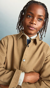 Mango jacket sahara in tobacco - Image 3