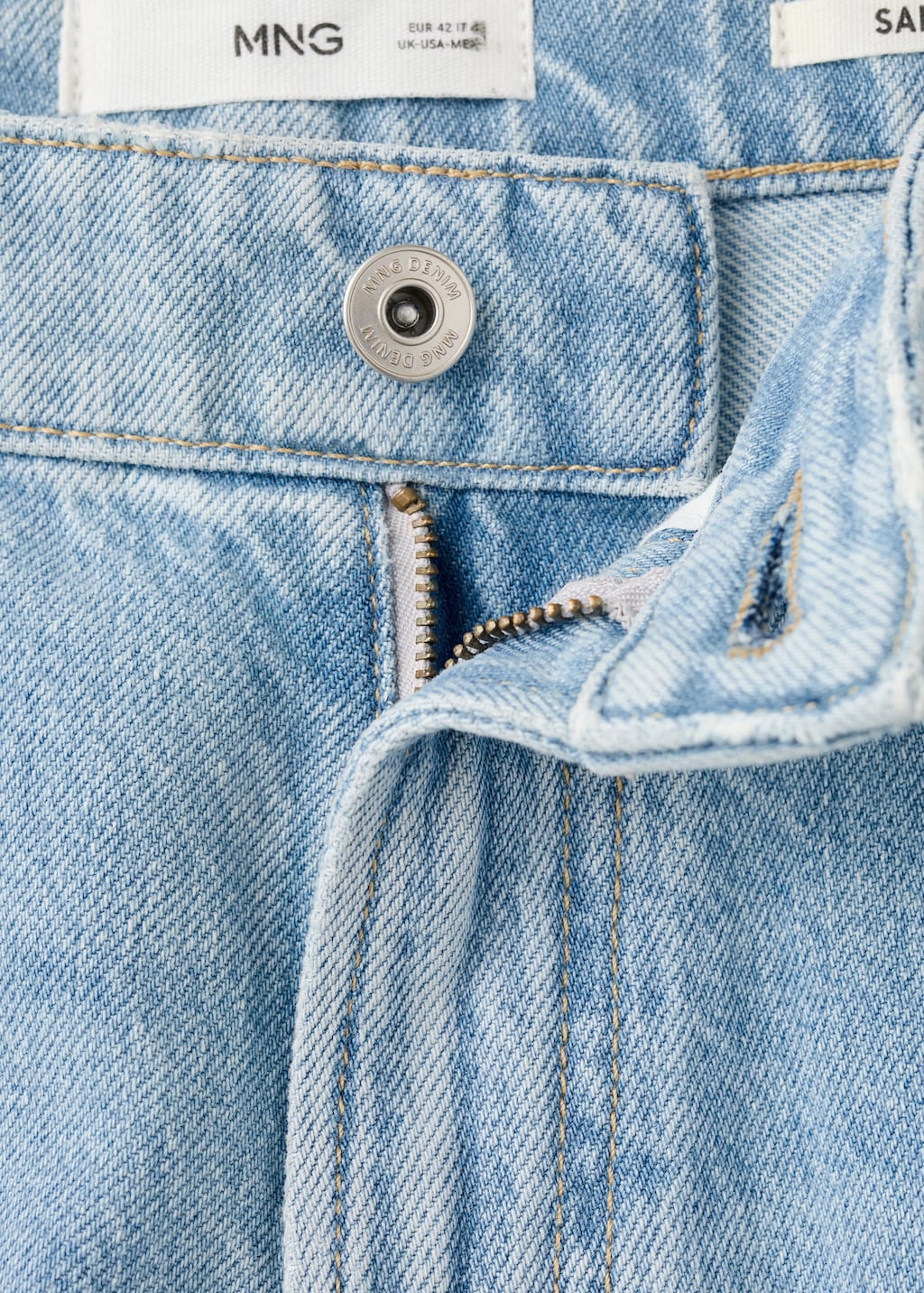 Mango jeans sammy in light denim - Image 3
