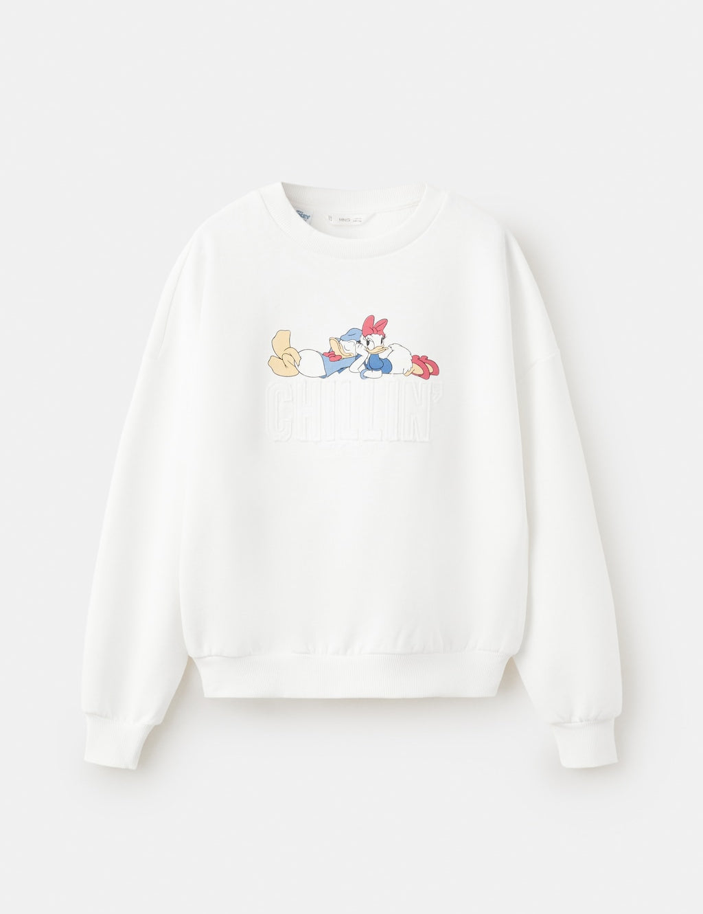 Mango sweatshirt pdchill in off white - Image 1