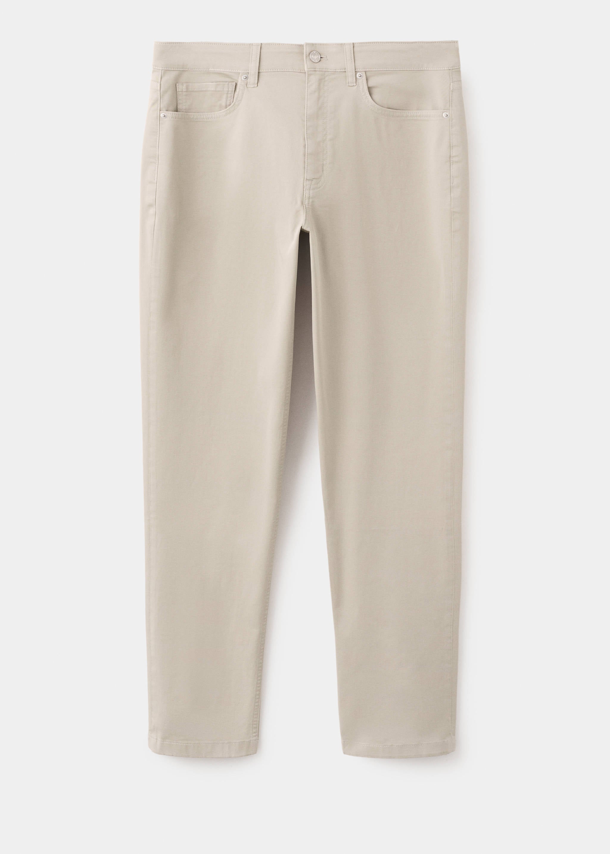 Mango trousers barrio in beige