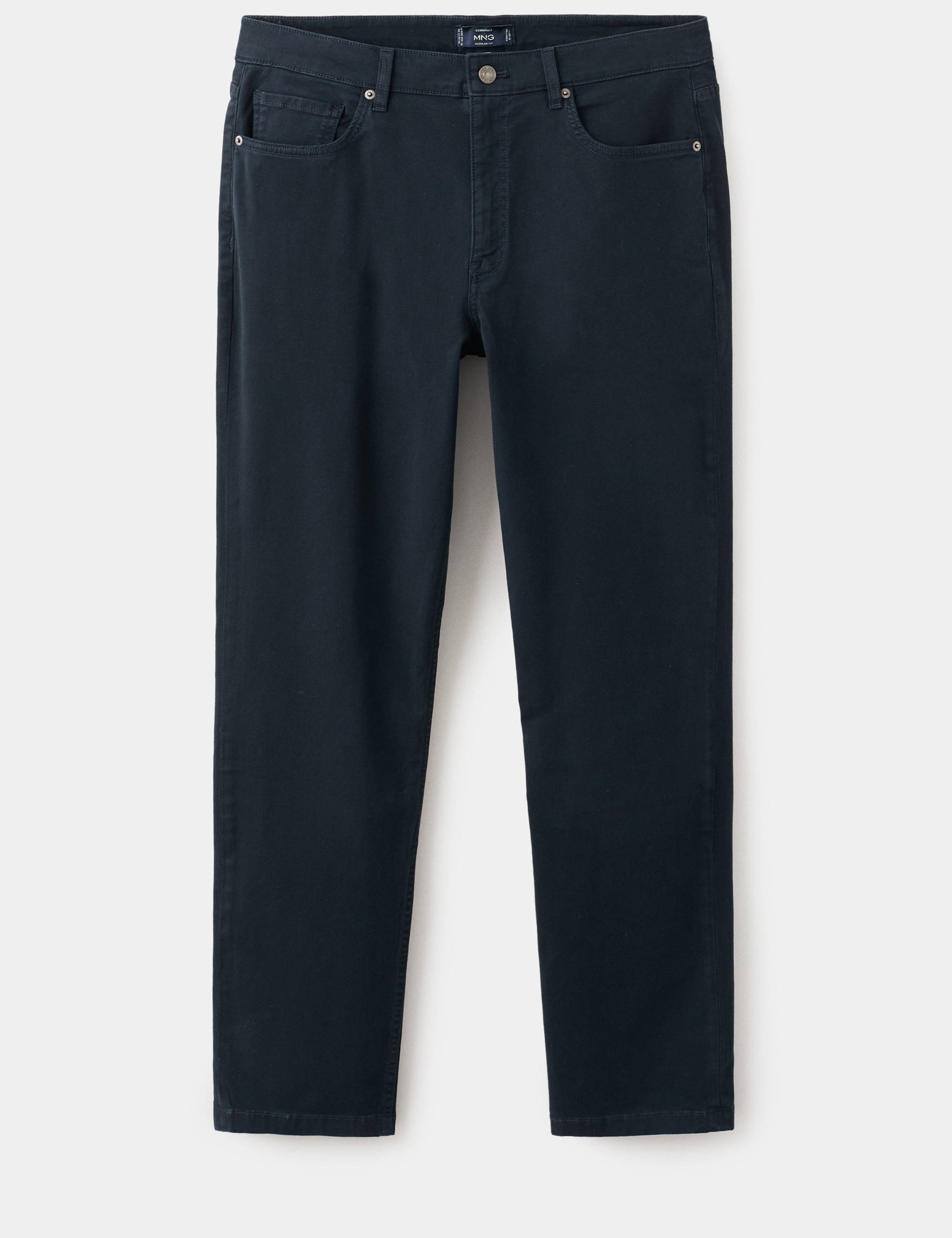 Mango trousers barrio in navy