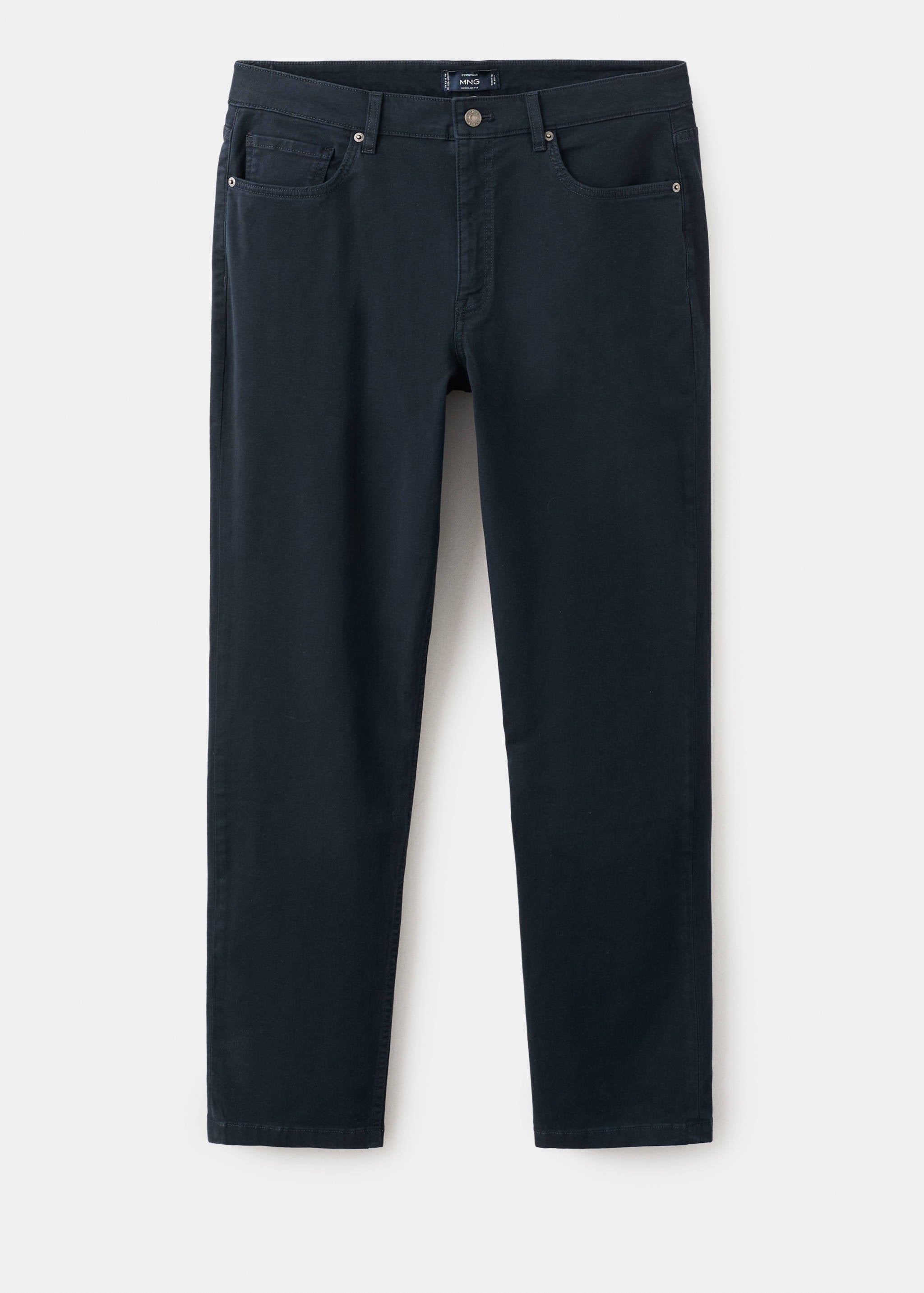 Mango trousers barrio in navy