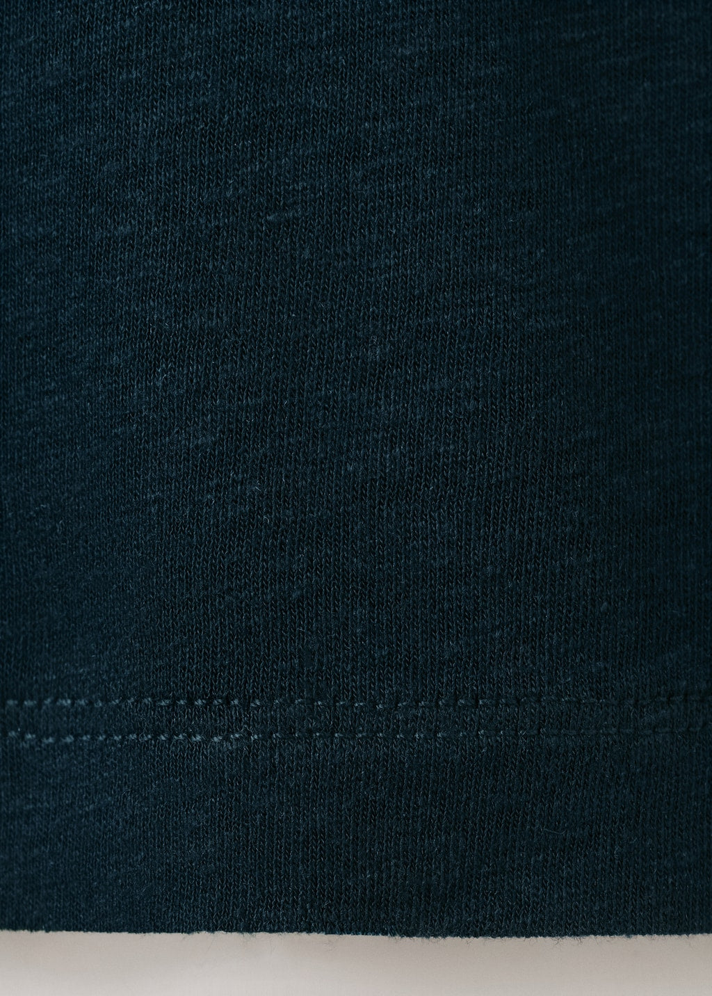 Mango t-shirt panaml in navy - Image 3