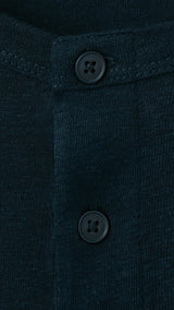 Mango t-shirt panaml in navy - Image 7