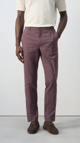 Mango trousers rainier in plum-002