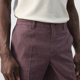 Mango trousers rainier in plum-004