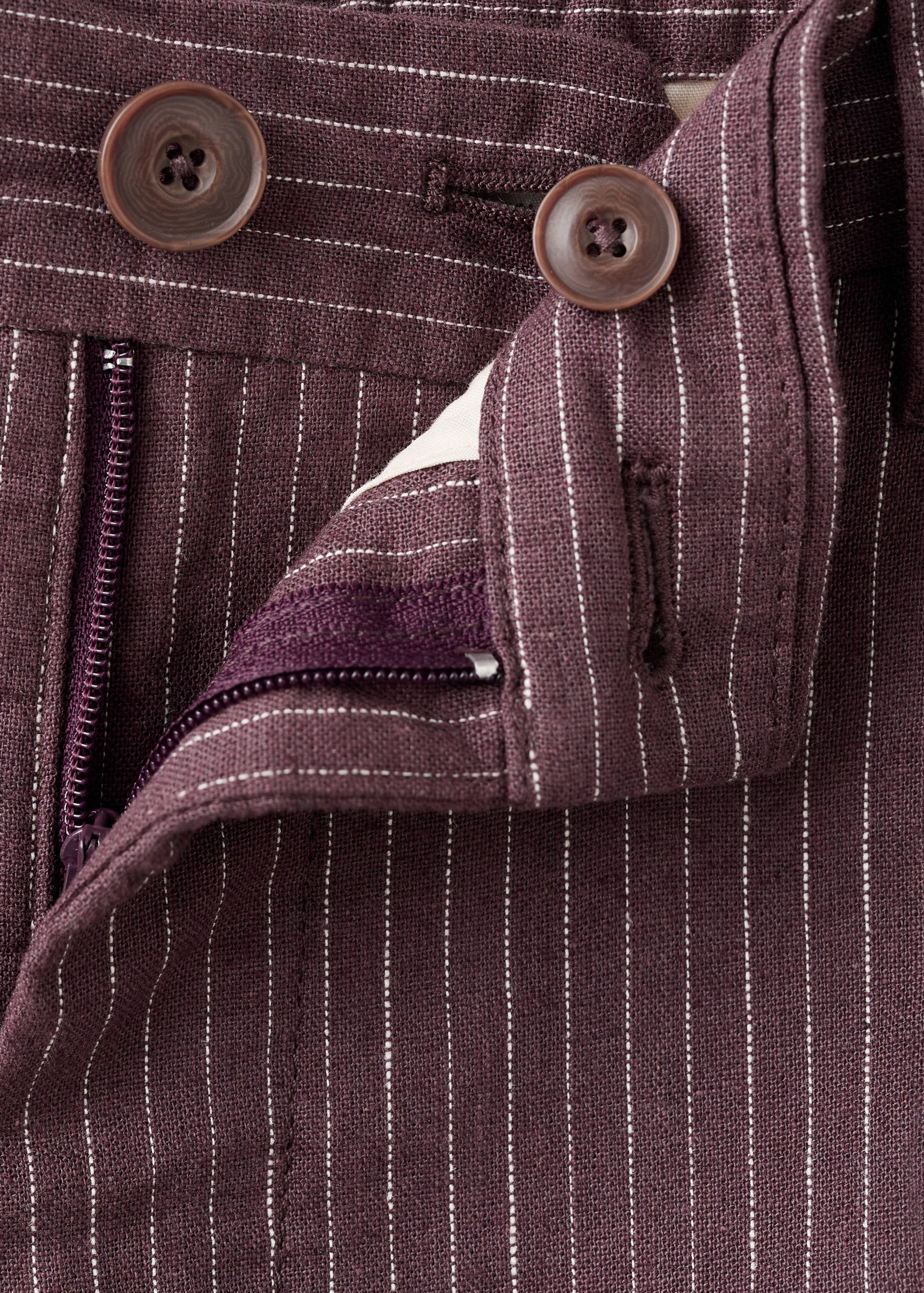 Mango trousers rainier in plum-023
