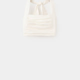 Mango top kasha in white