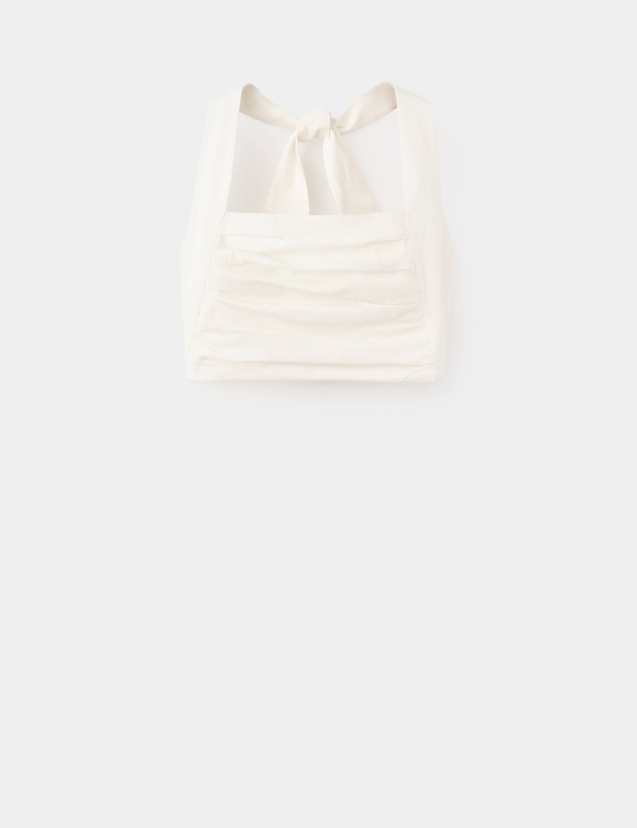 Mango top kasha in white