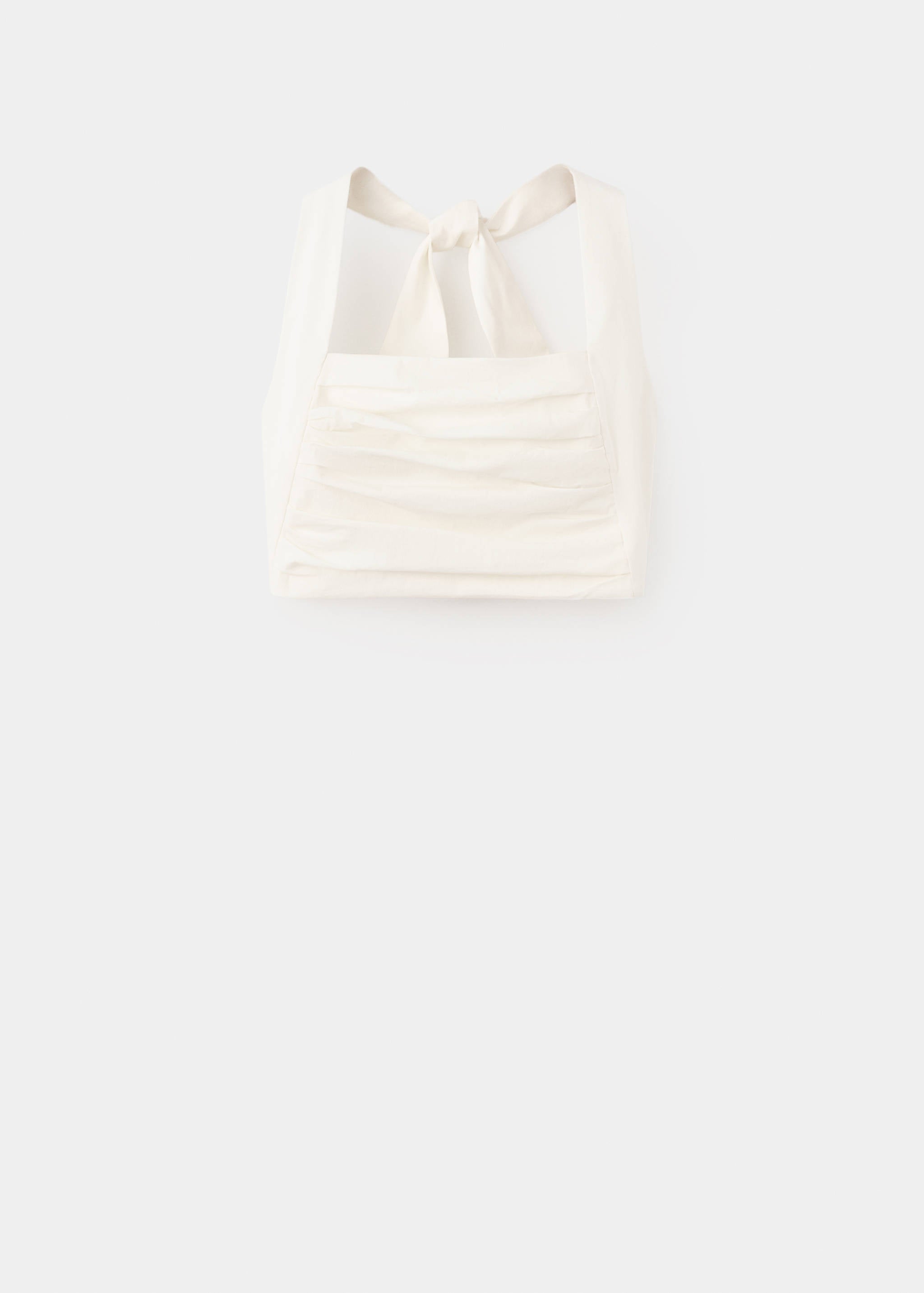 Mango top kasha in white