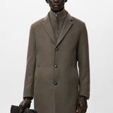 Mango coat uriel in mole - Image 1