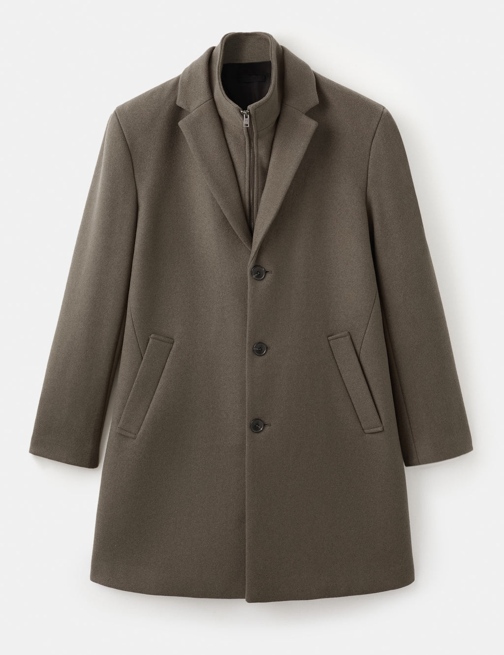 Mango coat uriel in mole - Image 2