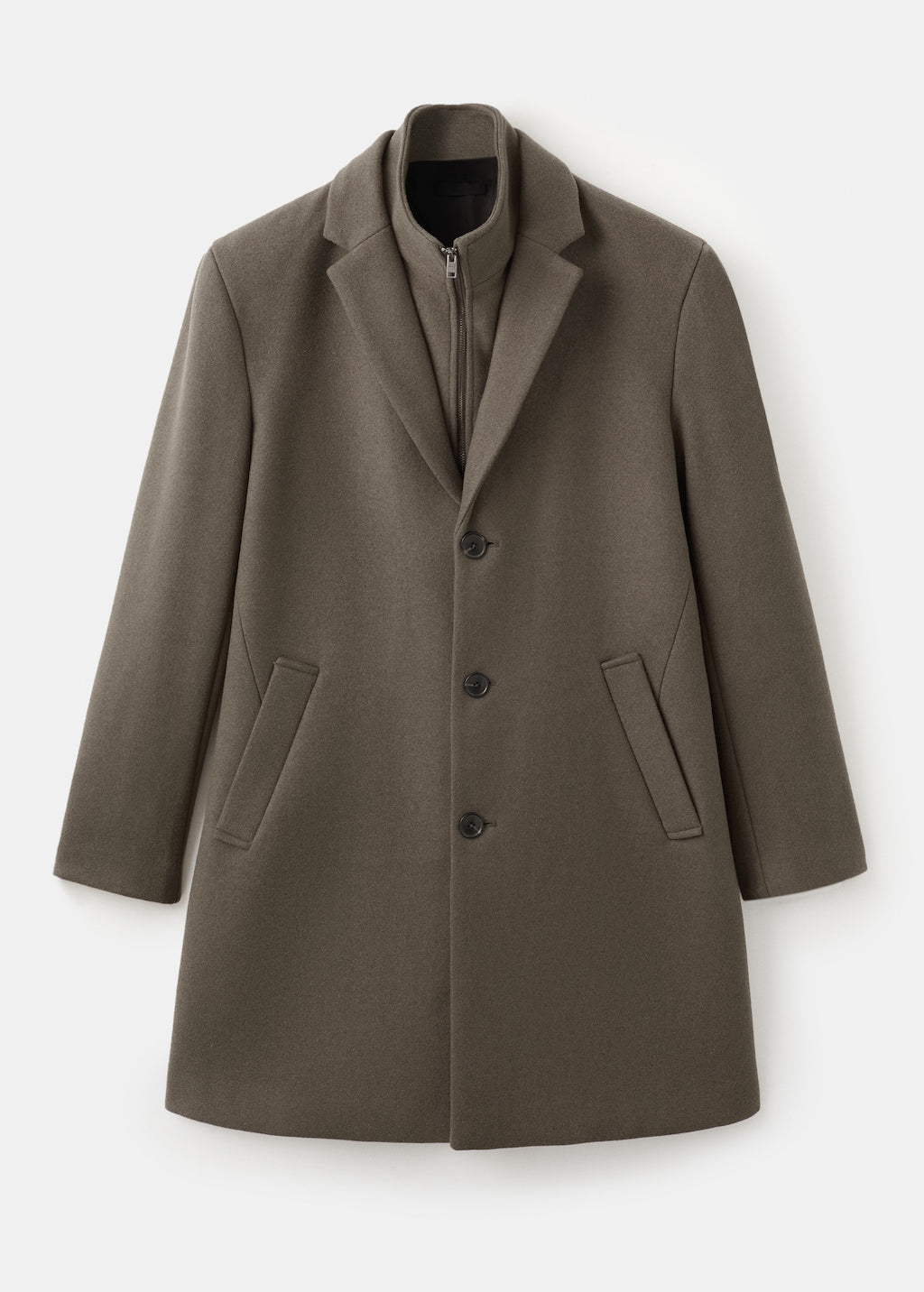 Mango coat uriel in mole - Image 2