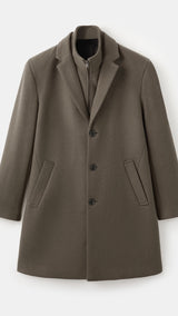 Mango coat uriel in mole - Image 2
