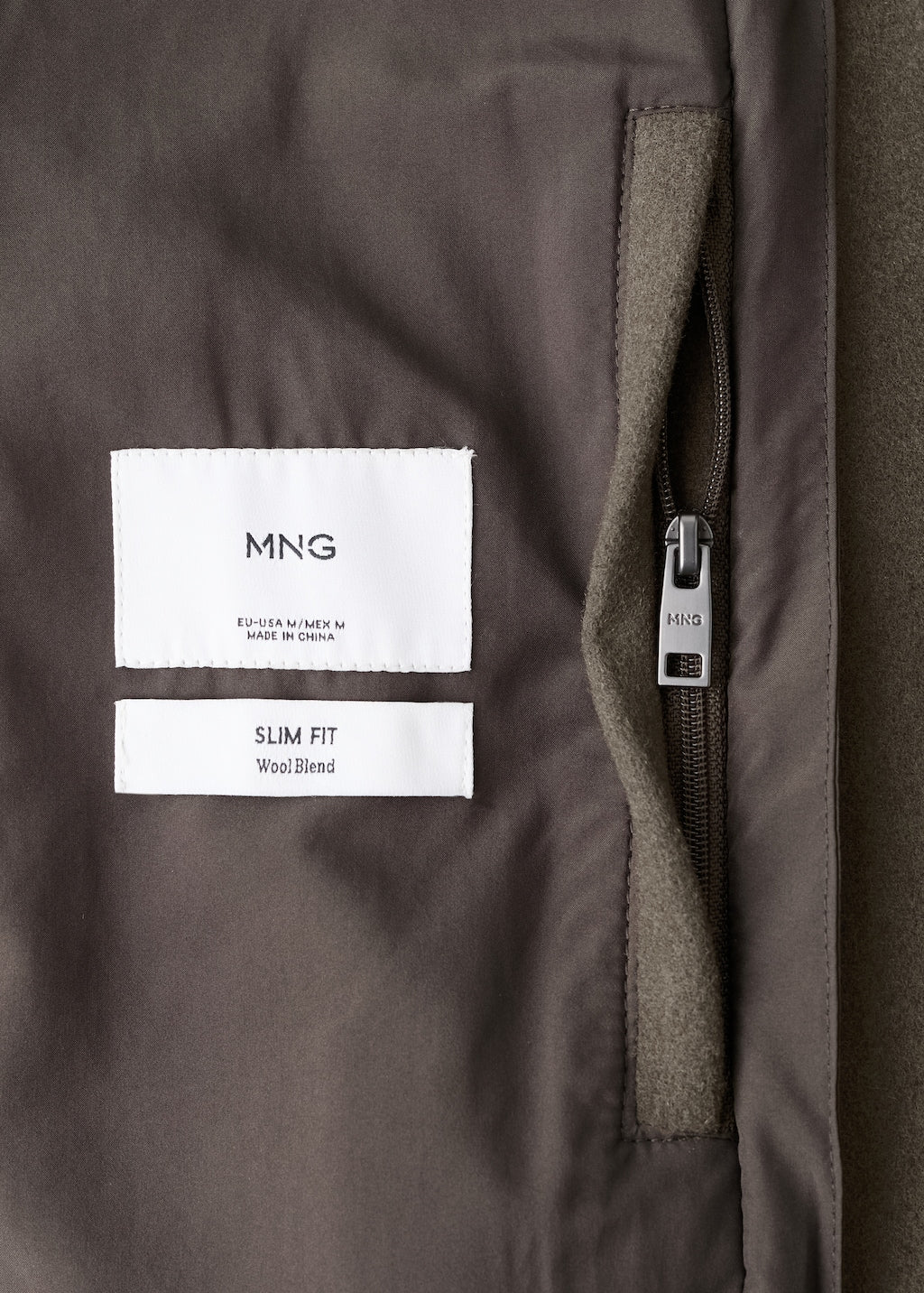 Mango coat uriel in mole - Image 3