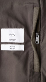 Mango coat uriel in mole - Image 3