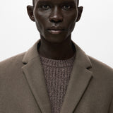 Mango coat uriel in mole - Image 4