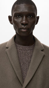 Mango coat uriel in mole - Image 4
