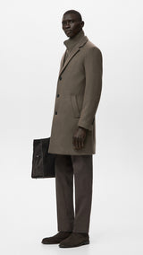 Mango coat uriel in mole - Image 5