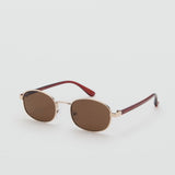 Mango sunglasses dijon in gold - Image 1