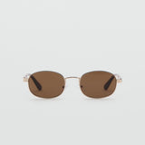Mango sunglasses dijon in gold - Image 2